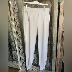 Gymshark Recess Joggers In Cream/pink